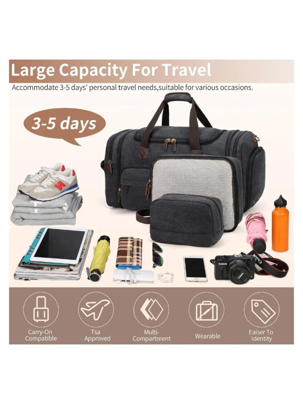 N/A mens duffle